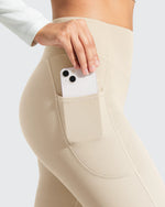 G4Free - Barefeel Fleece Lined High Stretch Yoga Workout Leggings -GF25G767AA-S-GF25G768AA-S-GF25G767AB-M-GF25G768AB-M-GF25G767AC-L