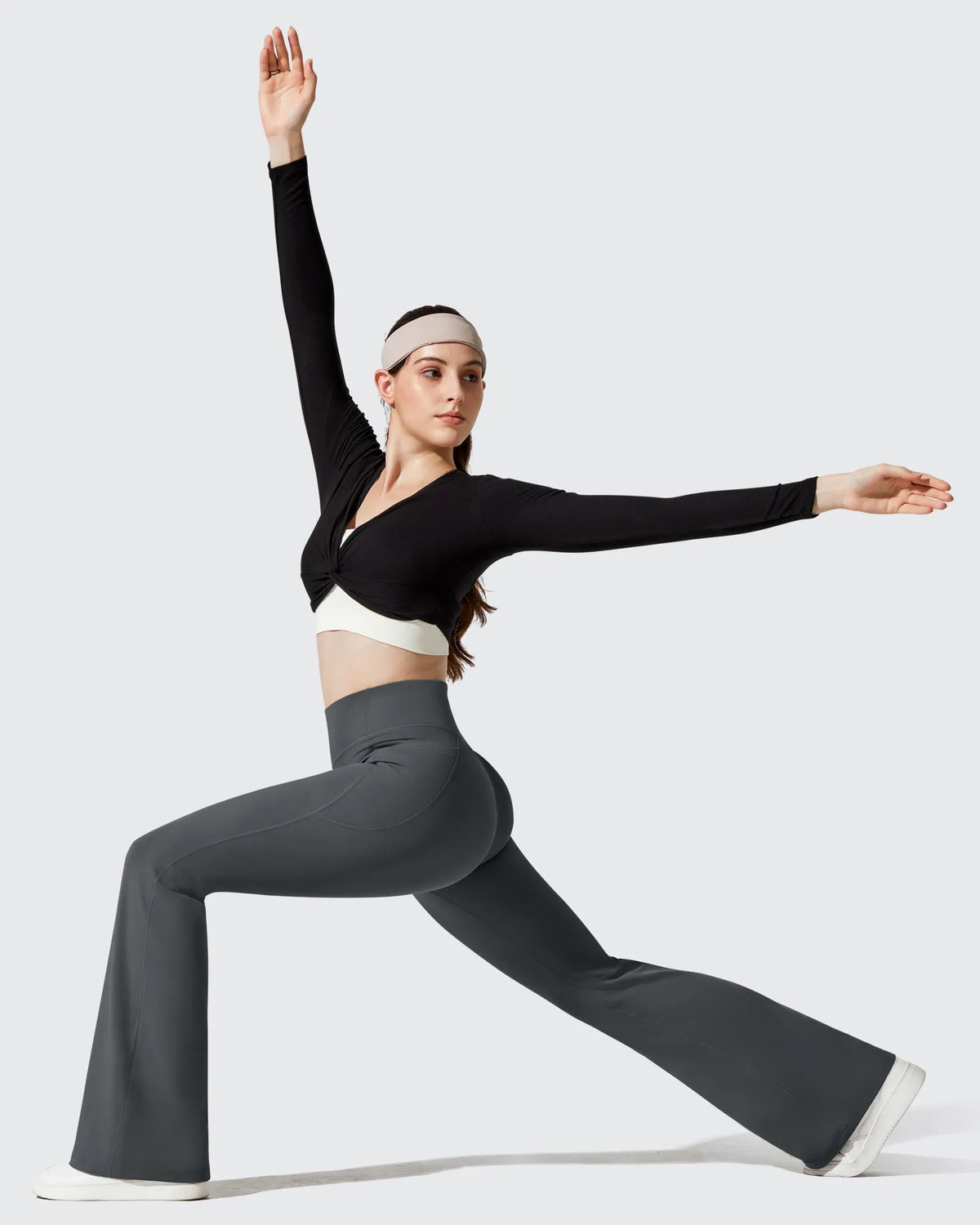 G4Free - Barefeel Fleece Lined High Waist Flare Yoga Leggings -GF25A703AA-S-GF25A704AA-S-GF25A705AA-S-GF25A703AB-M-GF25A704AB-M