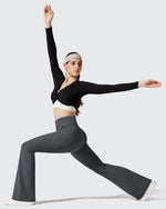 G4Free - Barefeel Fleece Lined High Waist Flare Yoga Leggings -GF25A703AA-S-GF25A704AA-S-GF25A705AA-S-GF25A703AB-M-GF25A704AB-M