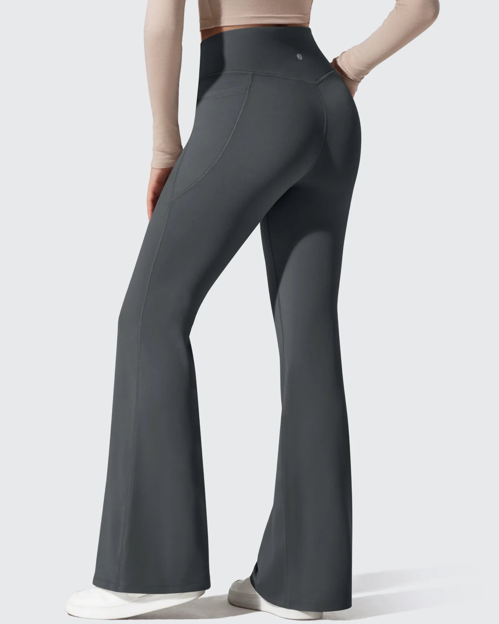 G4Free - Barefeel Fleece Lined High Waist Flare Yoga Leggings -GF25A703AA-S-GF25A704AA-S-GF25A705AA-S-GF25A703AB-M-GF25A704AB-M