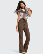 G4Free - Breezeline Flare Pockets High Waist Drawstring Leggings -GF25A666AA-S-GF25A667AA-S-GF25A668AA-S-GF25A666AB-M-GF25A667AB-M