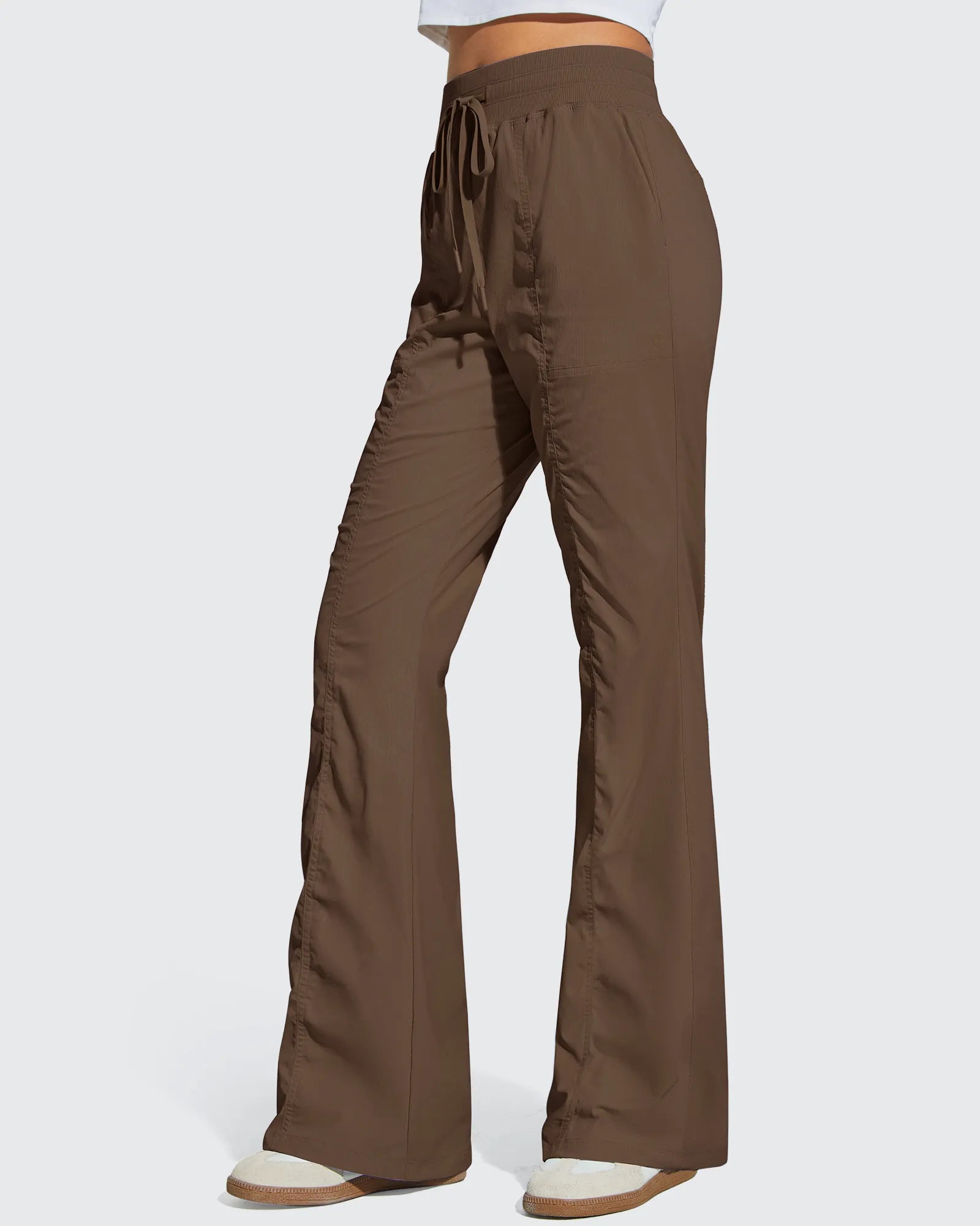 G4Free - Breezeline Flare Pockets High Waist Drawstring Leggings -GF25A666AA-S-GF25A667AA-S-GF25A668AA-S-GF25A666AB-M-GF25A667AB-M