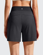G4Free - Chillwhisp Built-in Brief Liner High Waist Athletic Shorts -GF26E710AA-S-GF26E710AB-M-GF26E710AC-L-GF26E710AD-XL-GF26E710AE-XXL