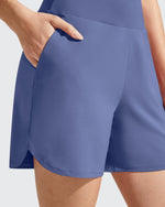 G4Free - Chillwhisp Built-in Brief Liner High Waist Athletic Shorts -GF26E710AA-S-GF26E710AB-M-GF26E710AC-L-GF26E710AD-XL-GF26E710AE-XXL