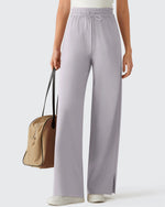 G4Free - Chillwhisp Drawstring Side Slit Flowy Palazzo Wide Leg Pants -GF26J855A001A-S-GF26J856A001A-S-GF26J857A001A-S-GF26J855A001B-M-GF26J856A001B-M