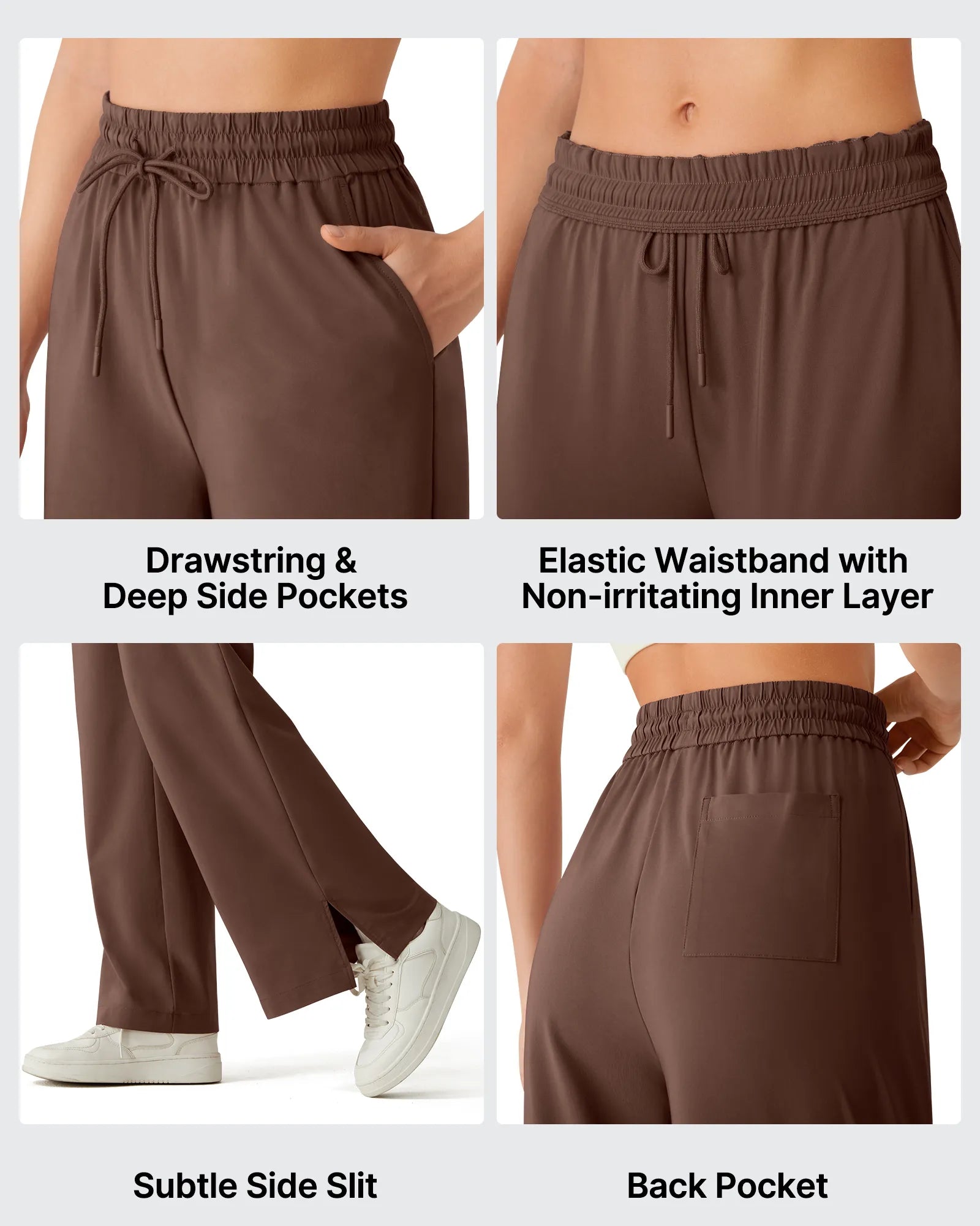 G4Free - Chillwhisp Drawstring Side Slit Flowy Palazzo Wide Leg Pants -GF26J855A001A-S-GF26J856A001A-S-GF26J857A001A-S-GF26J855A001B-M-GF26J856A001B-M