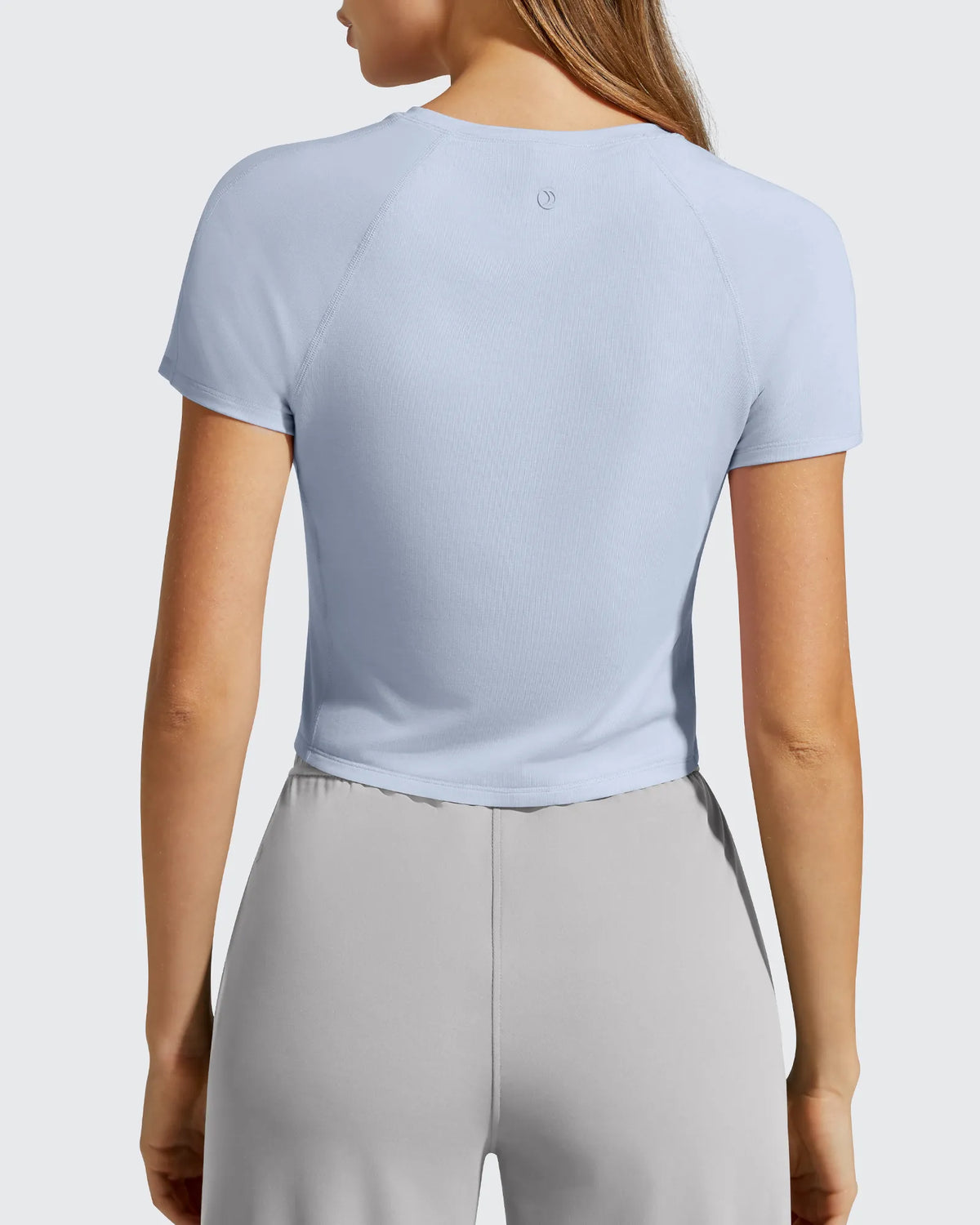 G4Free - Cropped Crewneck Relaxed Fit Short Sleeve Tops -GF26K885A001A-S-GF26K885A001B-M-GF26K885A001C-L-GF26K885A001D-XL-GF26K885A001E-XXL