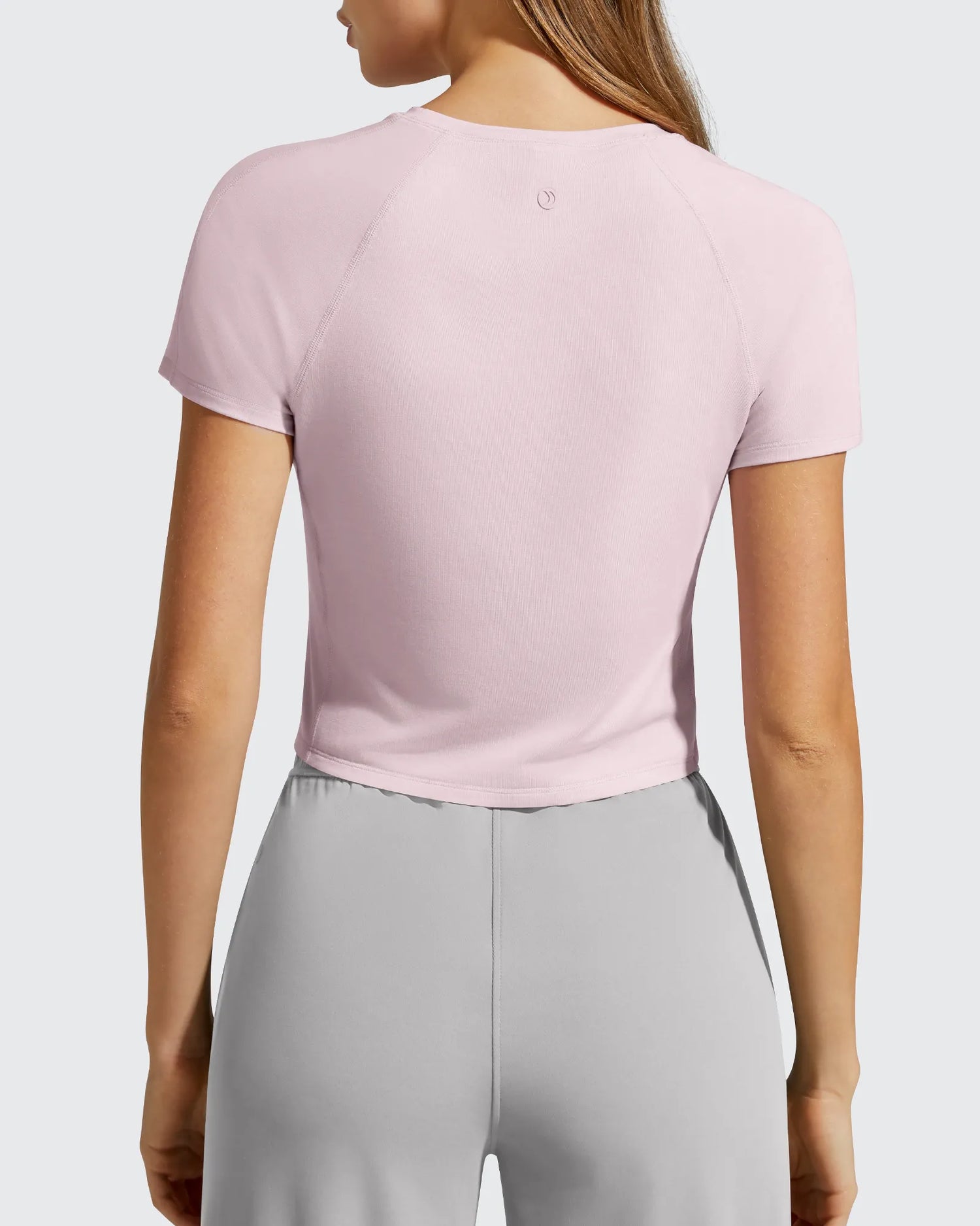 G4Free - Cropped Crewneck Relaxed Fit Short Sleeve Tops -GF26K885A001A-S-GF26K885A001B-M-GF26K885A001C-L-GF26K885A001D-XL-GF26K885A001E-XXL