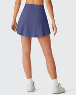 G4Free - Drawstring Curved Hem Inner Shorts Ball Pocket Skorts 15" -GF26H815G012F-XS-GF26H815G012A-S-GF26H815G012B-M-GF26H815G012C-L-GF26H815G012D-XL