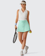 G4Free - Drawstring Curved Hem Inner Shorts Ball Pocket Skorts 15" -GF26H815G012F-XS-GF26H815G012A-S-GF26H815G012B-M-GF26H815G012C-L-GF26H815G012D-XL