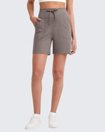 G4Free - EverGoing Bermuda Drawstring High-Waist Athletic Shorts -GF25E308AF-XS-GF25E308AA-S-GF25E308AB-M-GF25E308AC-L-GF25E308AD-XL