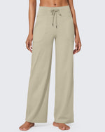 G4Free - EverGoing Business Casual High-Waist Wide Leg Pants Petite -GF23J189AF-XS