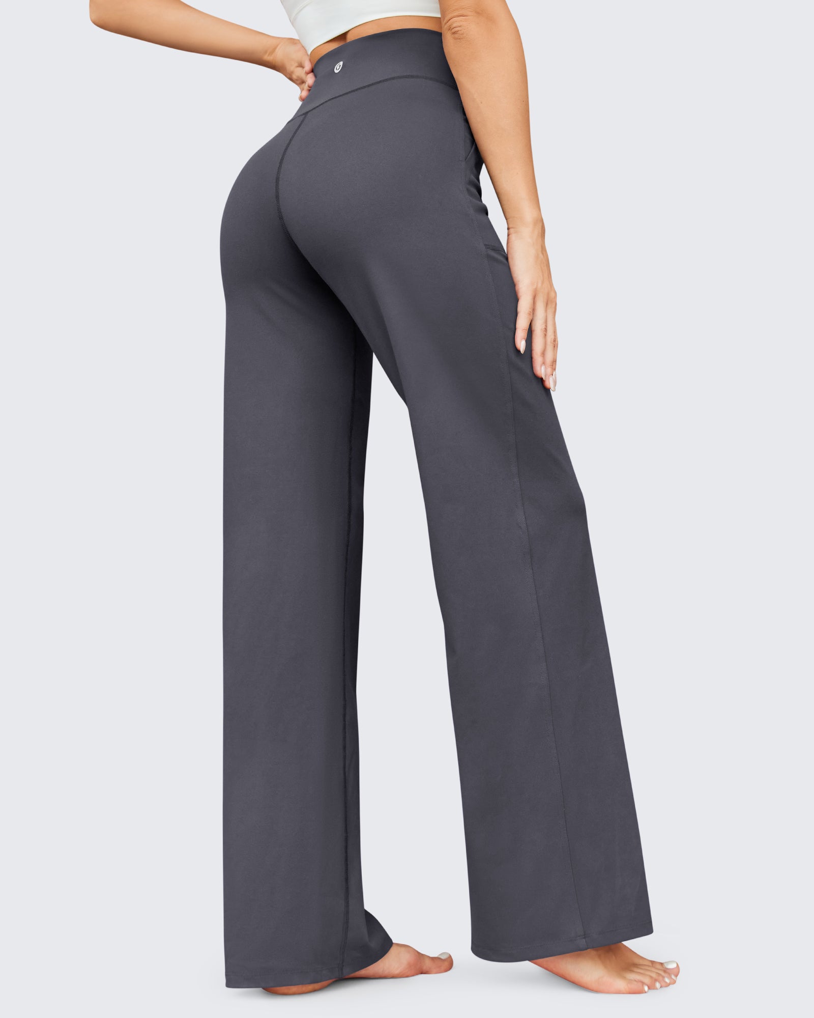 G4Free - EverGoing Business Casual High-Waist Wide Leg Pants Petite -GF23J189AF-XS-GF23J189AA-S-GF23J189AB-M-GF23J189AC-L-GF23J189AD-XL