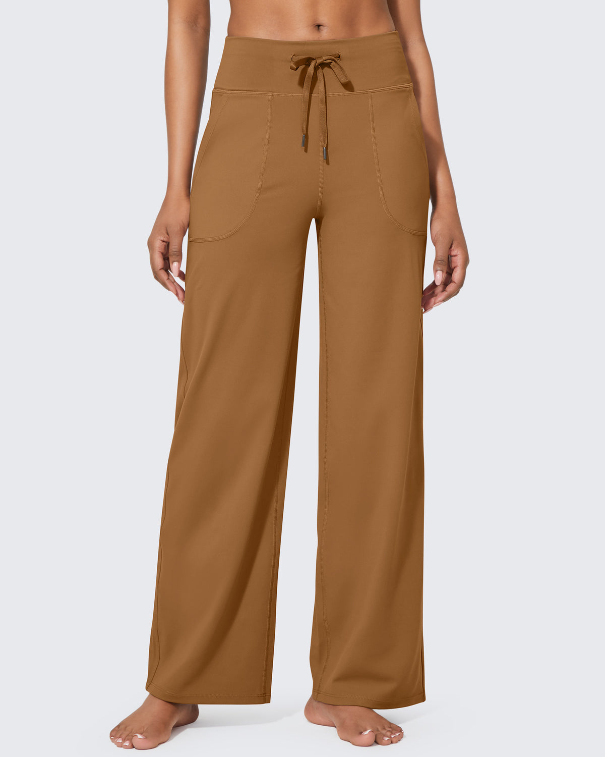 G4Free - EverGoing Business Casual High-Waist Wide Leg Pants Regular -GF23J190DF-XS