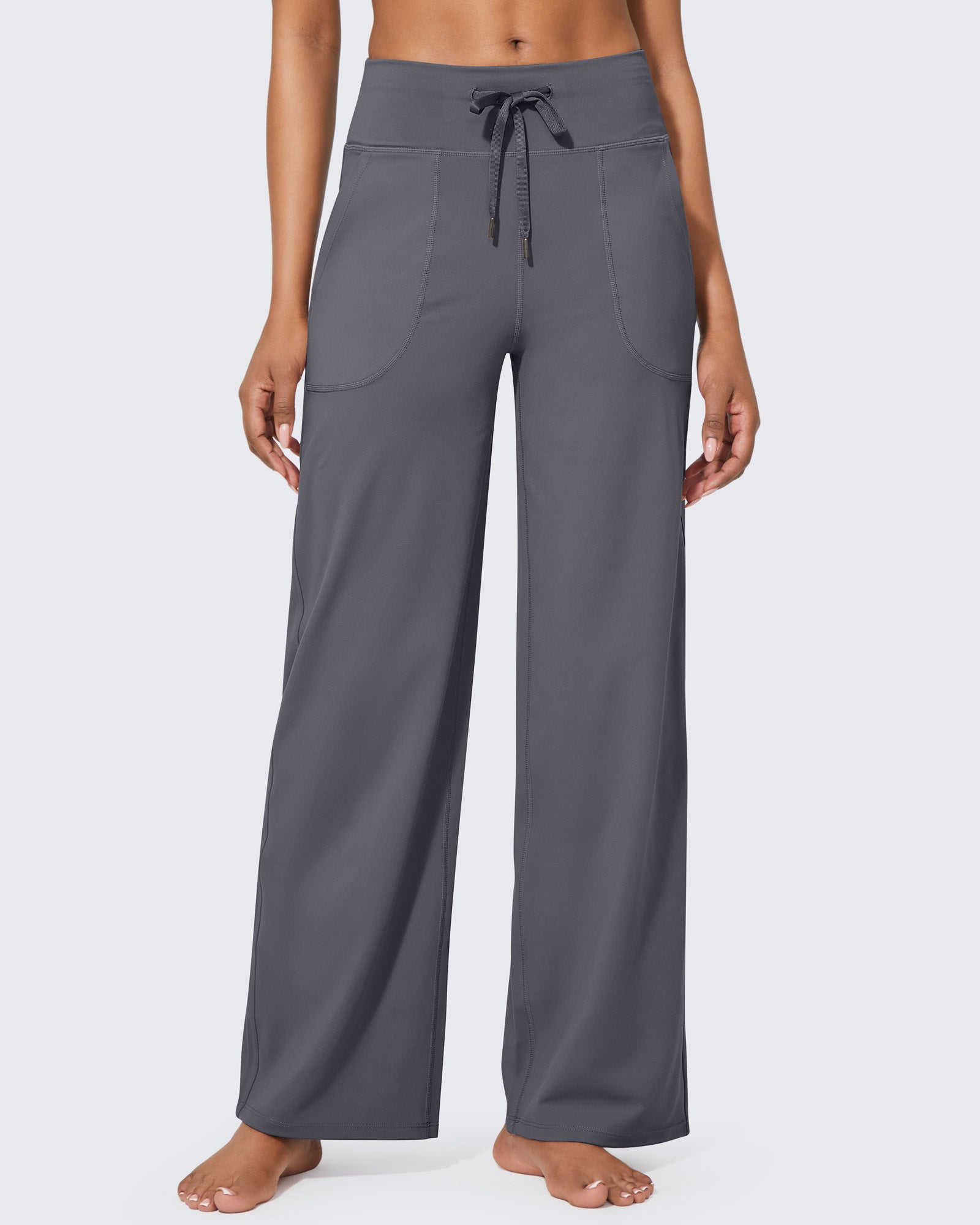 G4Free - EverGoing Business Casual High-Waist Wide Leg Pants Regular -GF23J190DF-XS