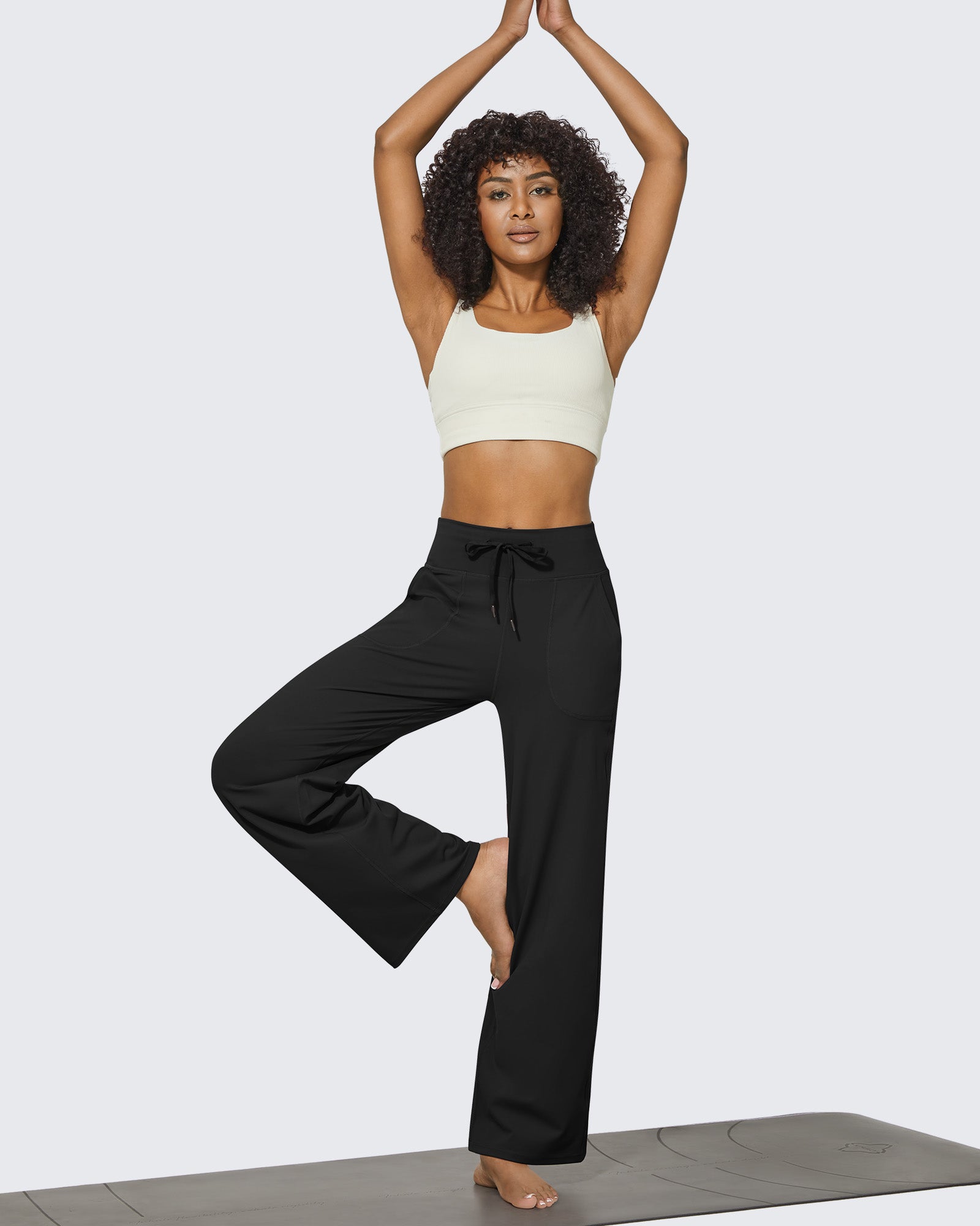 G4Free - EverGoing Business Casual High-Waist Wide Leg Pants Tall --GF23J191AA-S-GF23J191AB-M-GF23J191AC-L-GF23J191AD-XL