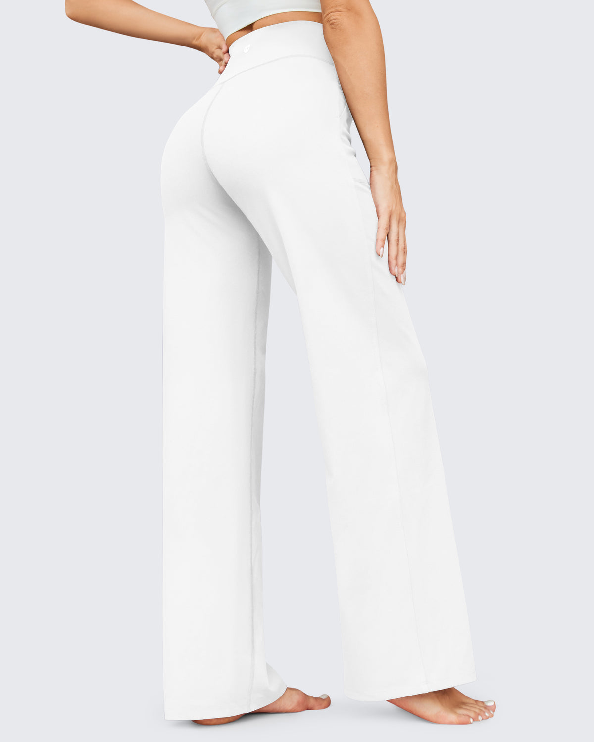 G4Free - EverGoing Business Casual High-Waist Wide Leg Pants Tall --GF23J191AA-S-GF23J191AB-M-GF23J191AC-L-GF23J191AD-XL