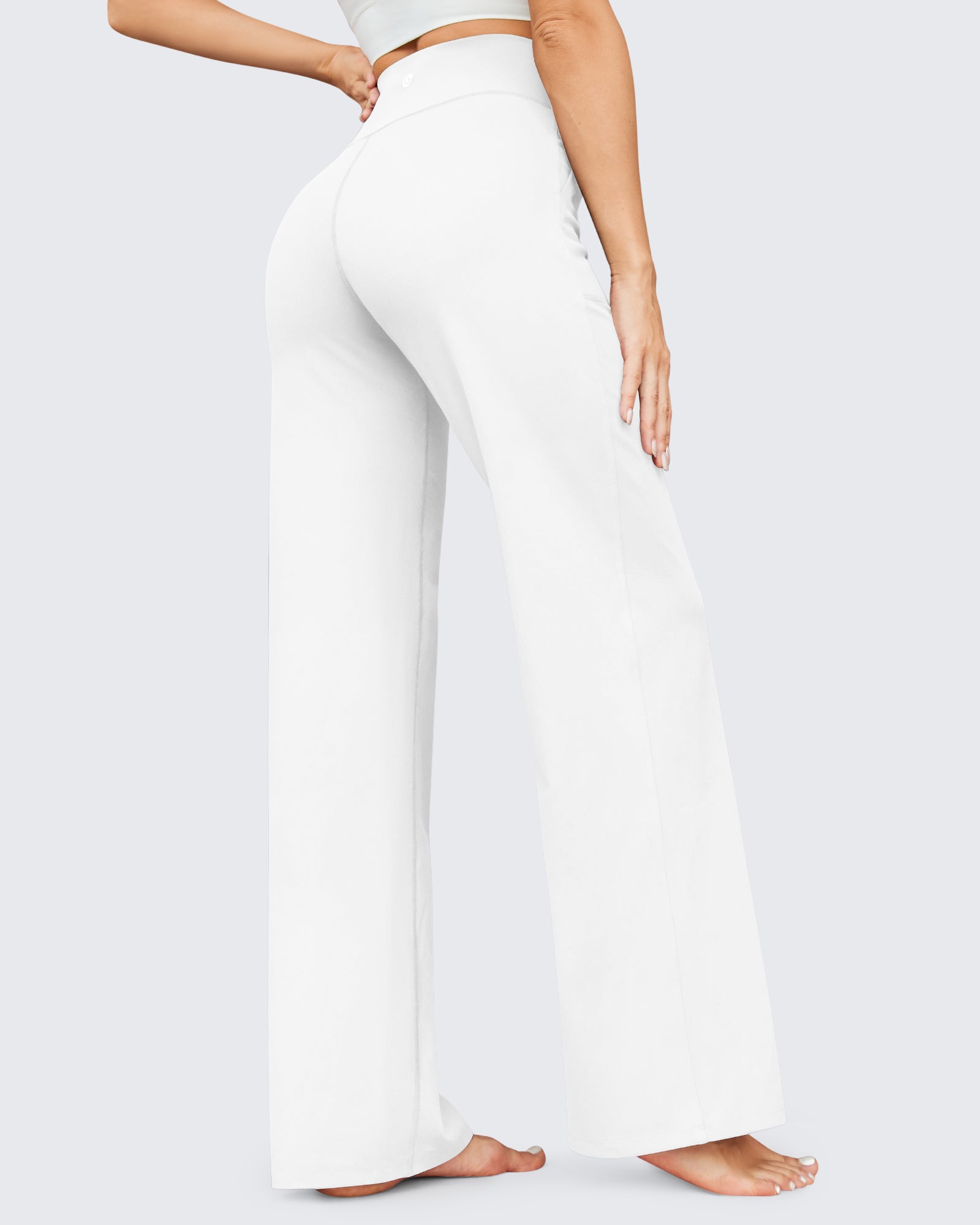G4Free - EverGoing Business Casual High-Waist Wide Leg Pants Tall --GF23J191AA-S-GF23J191AB-M-GF23J191AC-L-GF23J191AD-XL