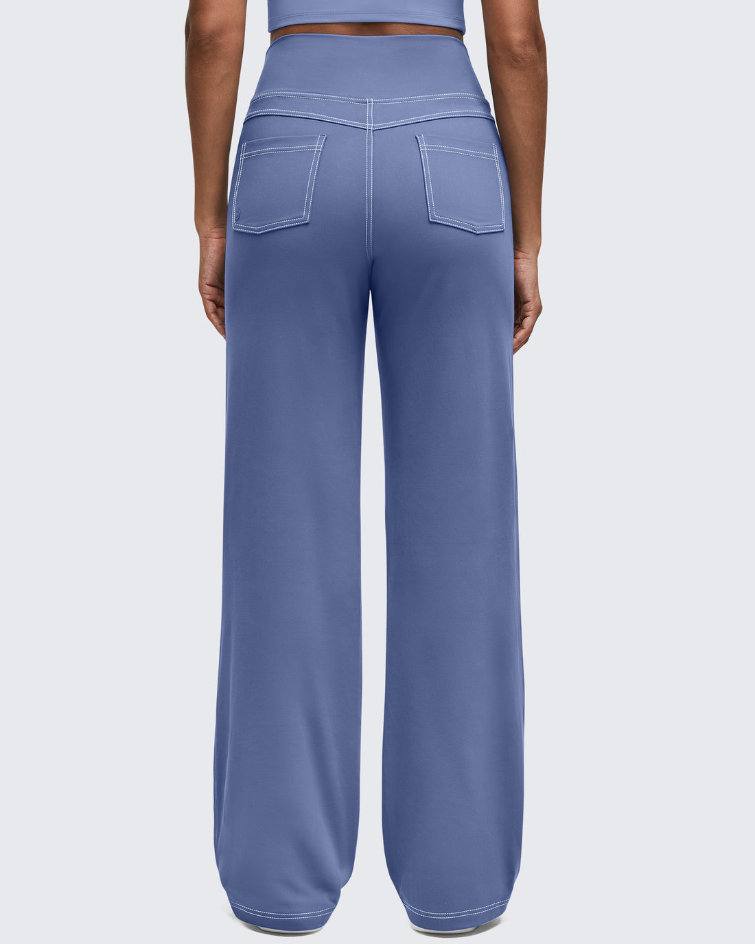 G4Free - EverGoing Contrast Stitch High-Waist Wide Leg Pants -GF25J581AA-S-GF25J582AA-S-GF25J583AA-S-GF25J581AB-M-GF25J582AB-M
