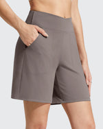 G4Free - EverGoing Cross Waist Pockets Athletic Shorts 6'' -GF26E784A001F-XS-GF26E784A001A-S-GF26E784A001B-M-GF26E784A001C-L-GF26E784A001D-XL