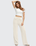 G4Free - EverGoing Flap Pockets Wide Leg Dressy Pants -GF25J640AA-S-GF25J641AA-S-GF25J642AA-S-GF25J640AB-M-GF25J641AB-M