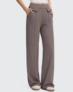 G4Free - EverGoing Flap Pockets Wide Leg Dressy Pants -GF25J640AA-S-GF25J641AA-S-GF25J642AA-S-GF25J640AB-M-GF25J641AB-M