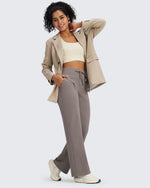 G4Free - EverGoing Fleece Lined High-Waist Drawstring Pants -GF24J215AA-S-GF24J216AA-S-GF24J217AA-S-GF24J215AB-M-GF24J216AB-M