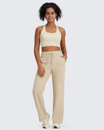 G4Free - EverGoing Fleece Lined High-Waist Drawstring Pants -GF24J215AA-S-GF24J216AA-S-GF24J217AA-S-GF24J215AB-M-GF24J216AB-M