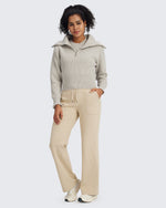 G4Free - EverGoing Fleece Lined High-Waist Drawstring Pants -GF24J215AA-S-GF24J216AA-S-GF24J217AA-S-GF24J215AB-M-GF24J216AB-M
