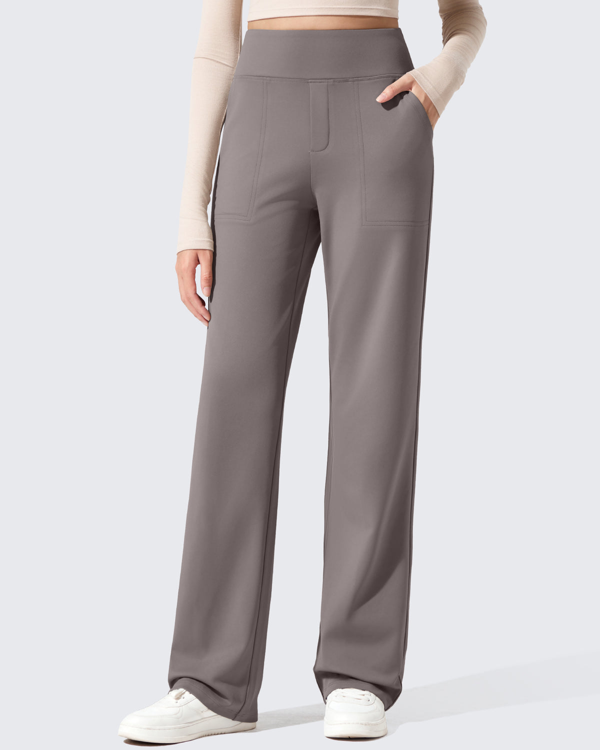 G4Free - EverGoing Fleece Lined High-Waisted Dressy Pants -GF24J238AA-S-GF24J239AA-S-GF24J240AA-S-GF24J238AB-M-GF24J239AB-M