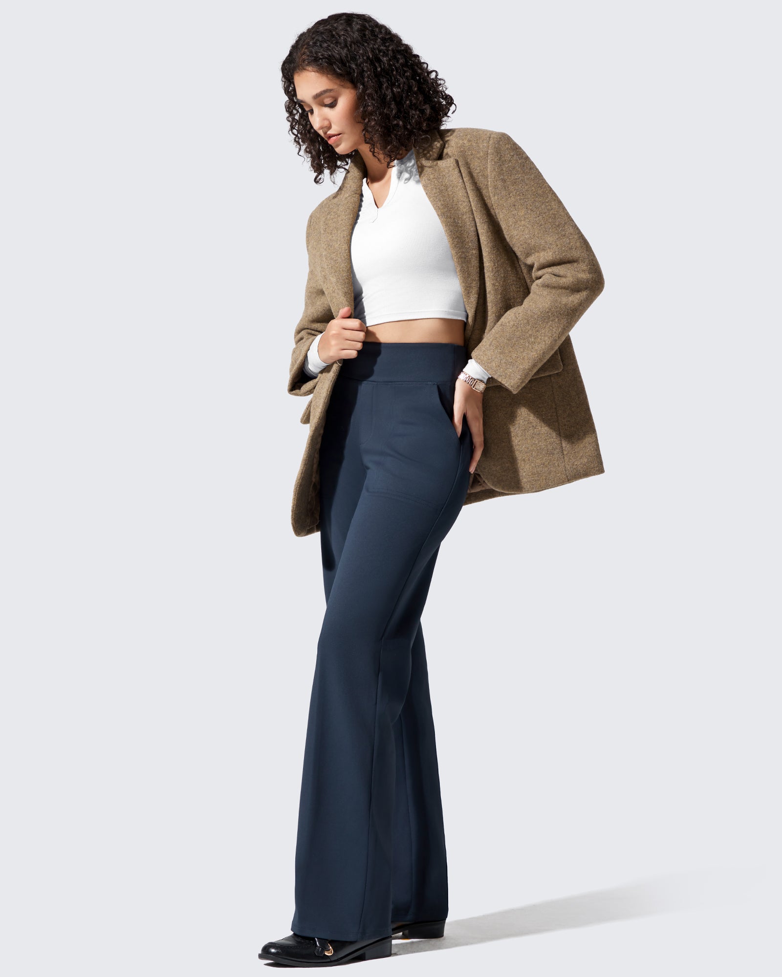 G4Free - EverGoing Fleece Lined High-Waisted Dressy Pants -GF24J238AA-S-GF24J239AA-S-GF24J240AA-S-GF24J238AB-M-GF24J239AB-M