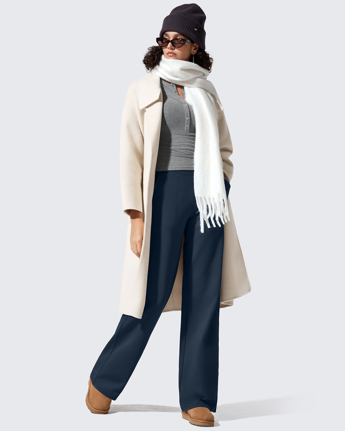 G4Free - EverGoing Fleece Lined High-Waisted Dressy Pants -GF24J238AA-S-GF24J239AA-S-GF24J240AA-S-GF24J238AB-M-GF24J239AB-M