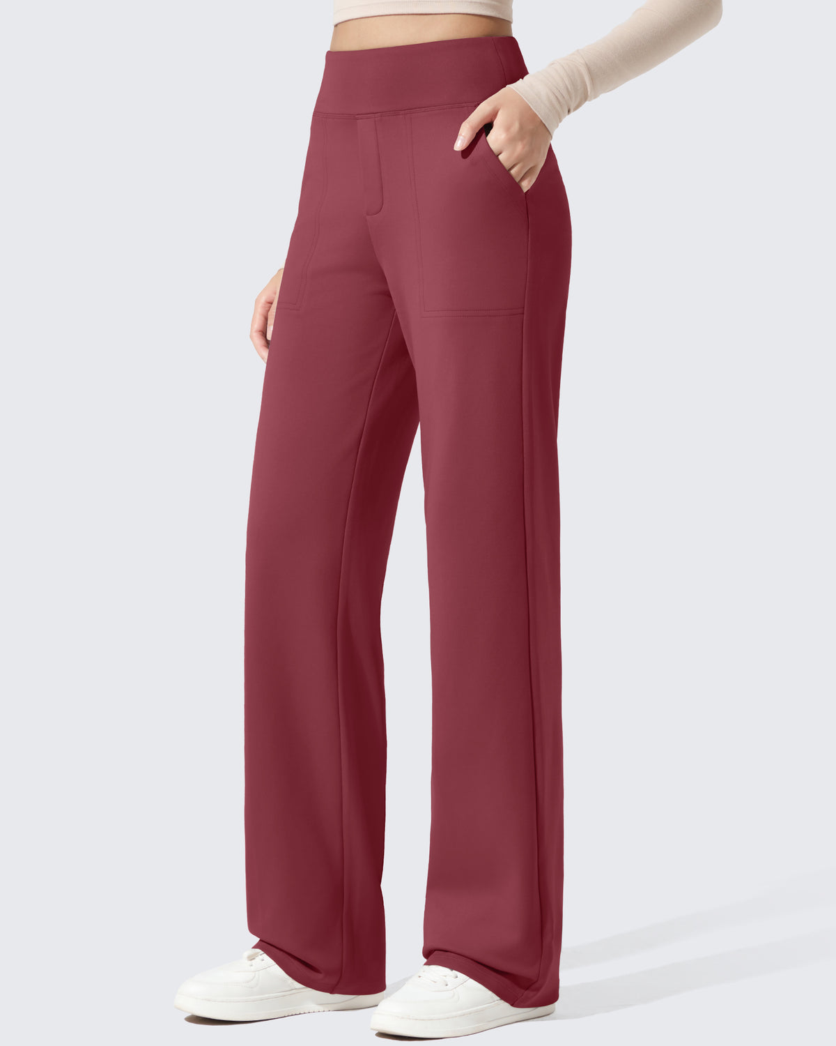 G4Free - EverGoing Fleece Lined High-Waisted Dressy Pants -GF24J238AA-S-GF24J239AA-S-GF24J240AA-S-GF24J238AB-M-GF24J239AB-M