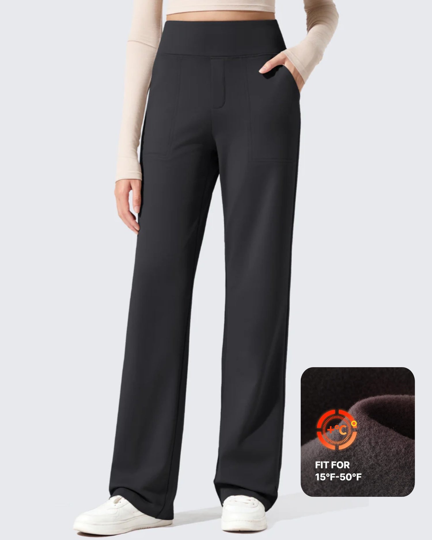G4Free - EverGoing Fleece Lined High-Waisted Dressy Pants -GF24J238AA-S-GF24J239AA-S-GF24J240AA-S-GF24J238AB-M-GF24J239AB-M