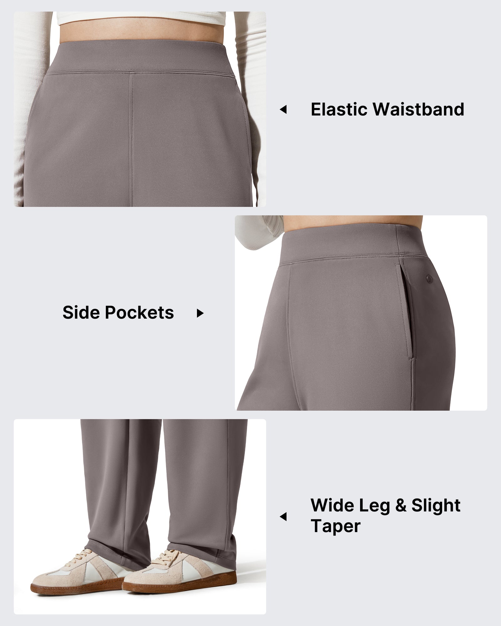 G4Free - EverGoing Fleece Lined Loose Warm Narrow Legs Pants -GF25J684AF-XS-GF25J685AF-XS-GF25J686AF-XS-GF25J684AA-S-GF25J685AA-S