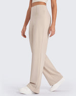G4Free - EverGoing Front Pleats Wide Leg Pants -GF24J276AA-S