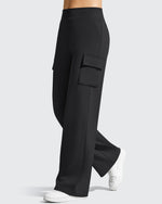 G4Free - EverGoing High-Waist 4 Pockets Wide Leg Cargo Pants -GF26J798A001A-S-GF26J799A001A-S-GF26J800A001A-S-GF26J798A001B-M-GF26J799A001B-M