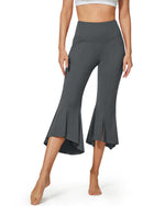 G4Free - EverGoing High-Waist Ruffle Yoga Casual Capri Pants -GF23A140AA-S