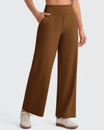 G4Free - EverGoing High Waist Stretch Dressy Cropped Pants Petite -GF25J463BF-XS