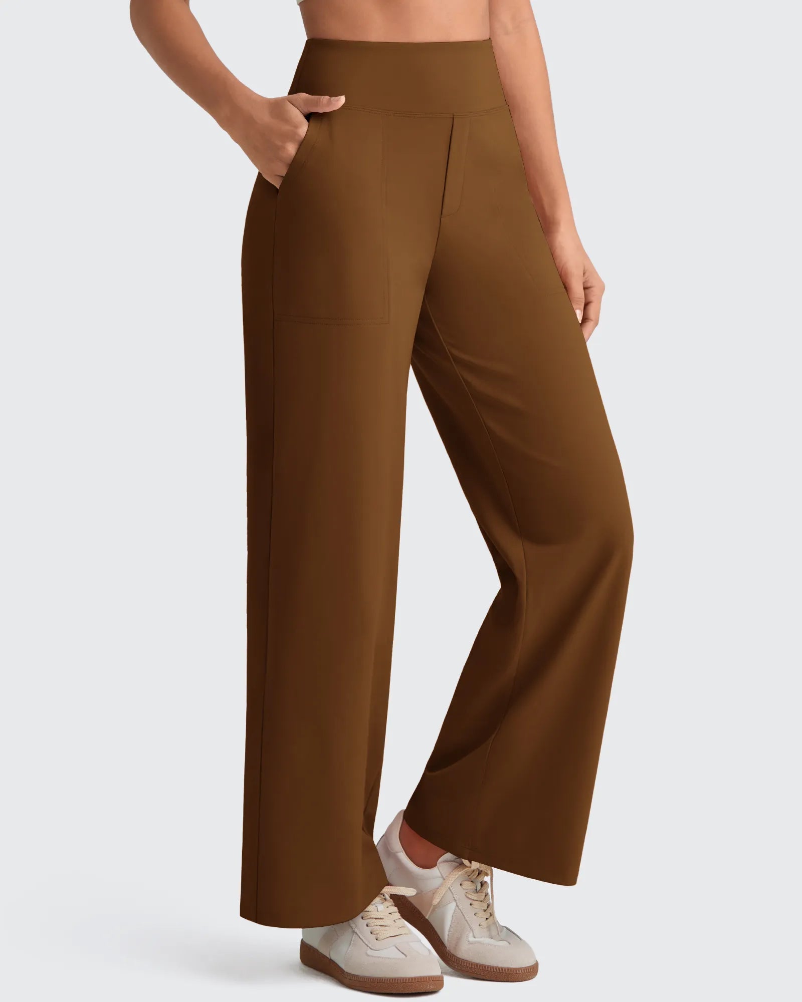 G4Free - EverGoing High Waist Stretch Dressy Cropped Pants Tall -GF25J469AF-XS-GF25J469AA-S-GF25J469AB-M-GF25J469AC-L-GF25J469AD-XL