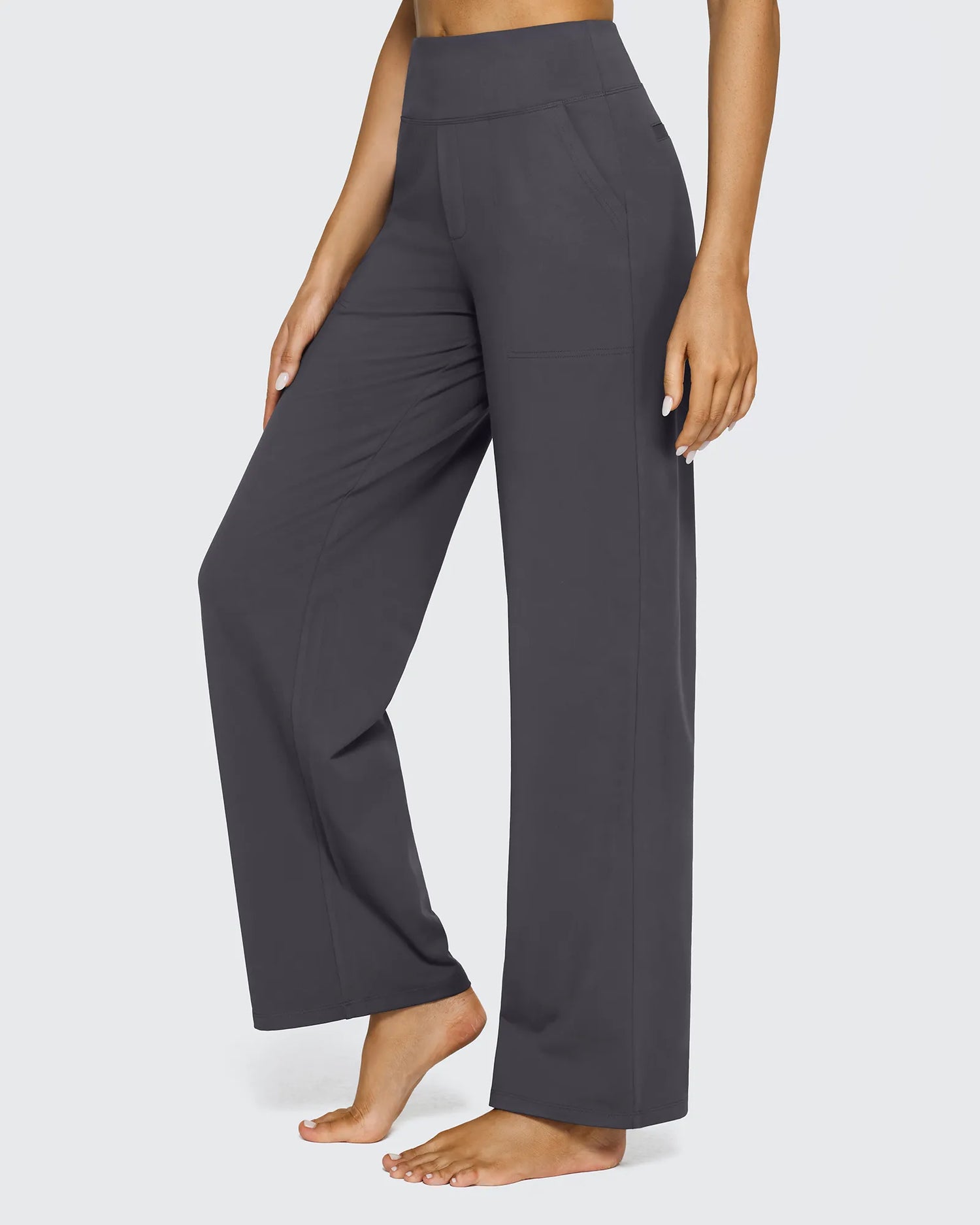 G4Free - EverGoing Loose High-Waist Business Casual Pants 27'' -GF25J391AA-S-GF25J391AA-S-GF25J391AC-L-GF25J391AD-XL-GF25J391AE-XXL