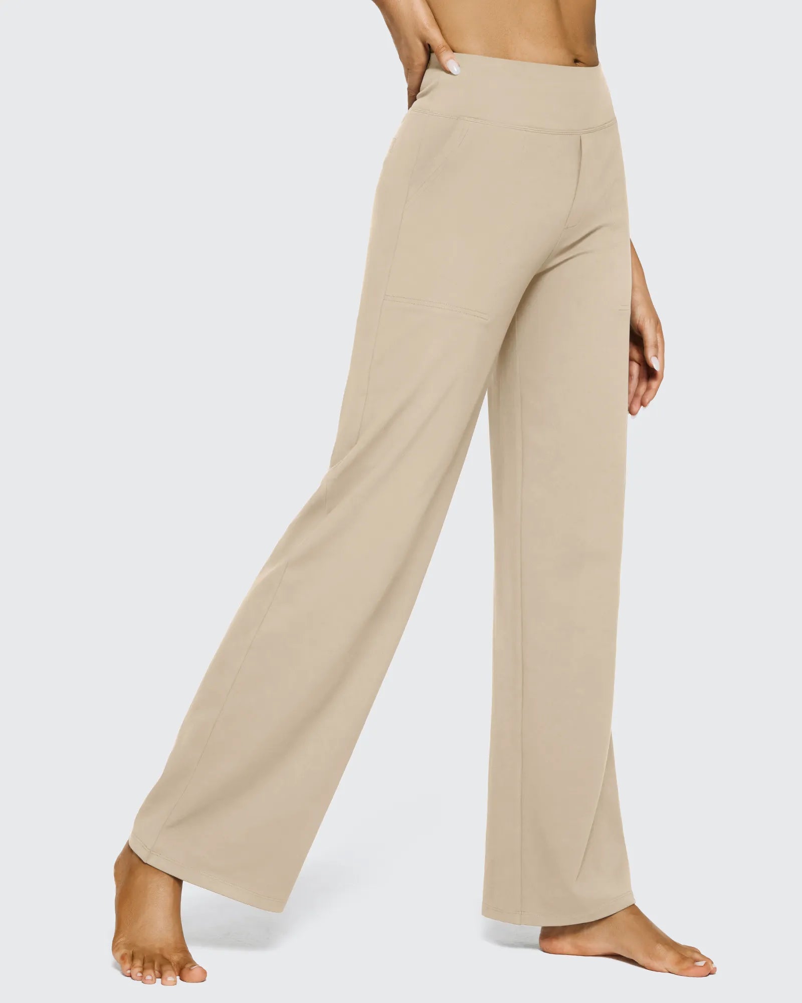 G4Free - EverGoing Loose High-Waist Business Casual Pants 33'' -GF23J184AF-XS-GF23J184AA-S-GF23J184AB-M-GF23J184AC-L-GF23J184AD-XL