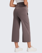 G4Free - EverGoing Maternity Capris Cropped Yoga Pants 21'' -GF25J307AA-S-GF25J307AB-M-GF25J307AC-L-GF25J307AD-XL-GF25J307AE-XXL