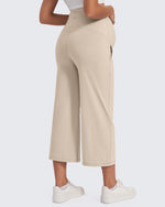 G4Free - EverGoing Maternity Capris Cropped Yoga Pants 21'' -GF25J307AA-S-GF25J307AB-M-GF25J307AC-L-GF25J307AD-XL-GF25J307AE-XXL