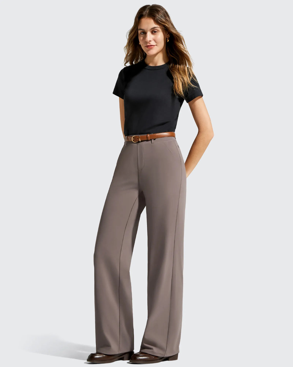 G4Free - EverGoing Wide Leg  Belt Loops High-Waist Dress Pants -GF26J801A001A-S-GF26J802A001A-S-GF26J803A001A-S-GF26J801A001B-M-GF26J802A001B-M
