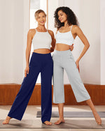 G4Free - EverGoing Wide Leg High-Waist Casual Capri Pants -GF24J197AA-S-GF24J197AB-M-GF24J197AC-L-GF24J197AD-XL-GF24J197AE-XXL