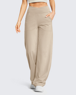 G4Free - EverGoing Wide Leg High-Waist Casual Pants Regular -GF22D061AF-XS