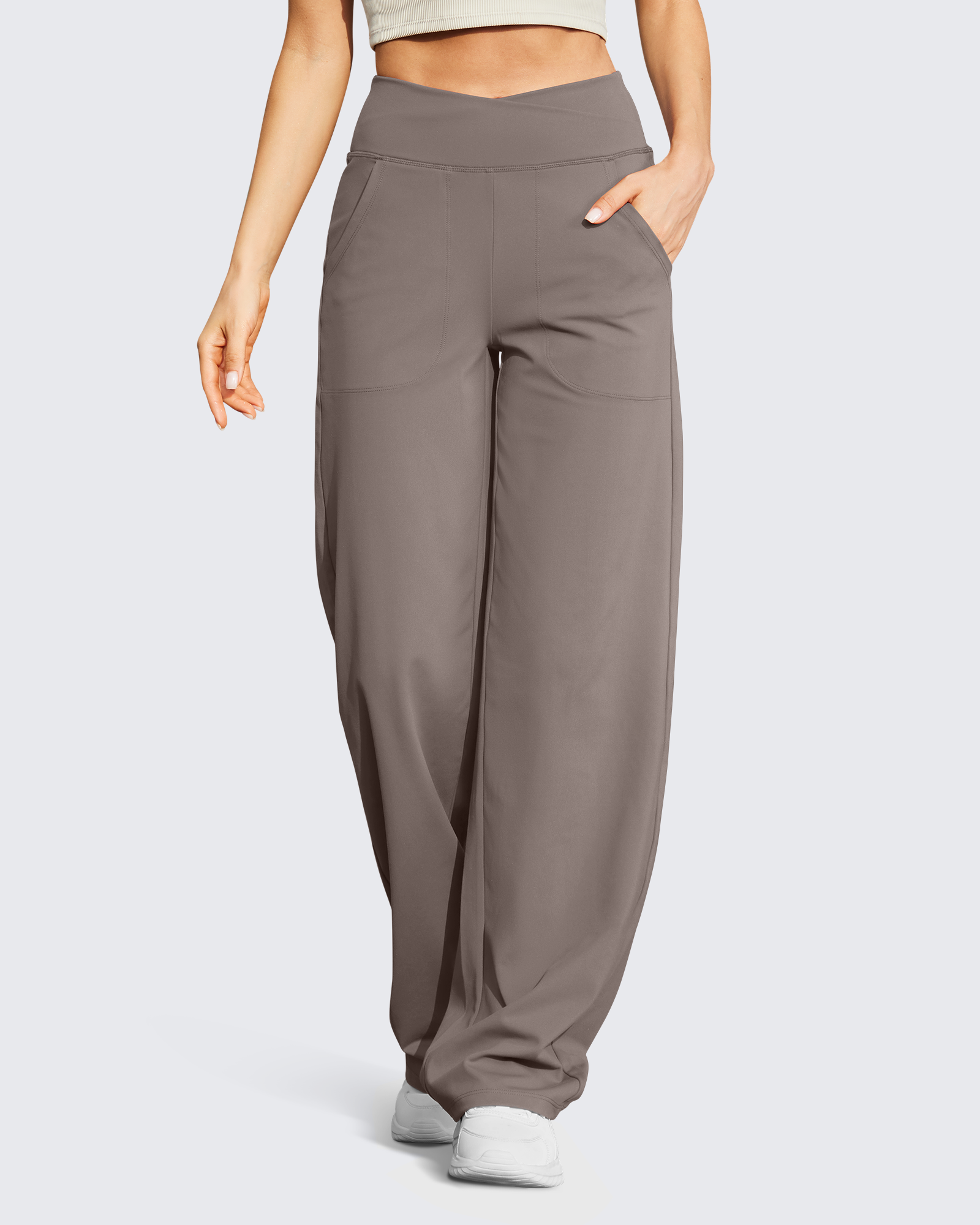 G4Free - EverGoing Wide Leg High-Waist Casual Pants Tall -GF23D171CA-S-GF23D171CB-M-GF23D171CC-L-GF23D171CD-XL-GF23D171CE-XXL