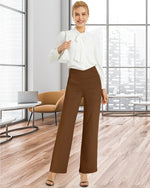 G4Free - EverGoing Wide Leg High-Waist Casual Pants Tall -GF23D171CA-S-GF23D171CB-M-GF23D171CC-L-GF23D171CD-XL-GF23D171CE-XXL