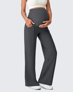 G4Free - EverGoing Wide Leg Pockets Front Pleats Maternity -GF25JY414AA-S-GF25JY449AA-S-GF25JY450AA-S-GF25JY414AB-M-GF25JY449AB-M